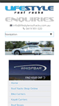 Mobile Screenshot of lifestyleroofracks.com.au